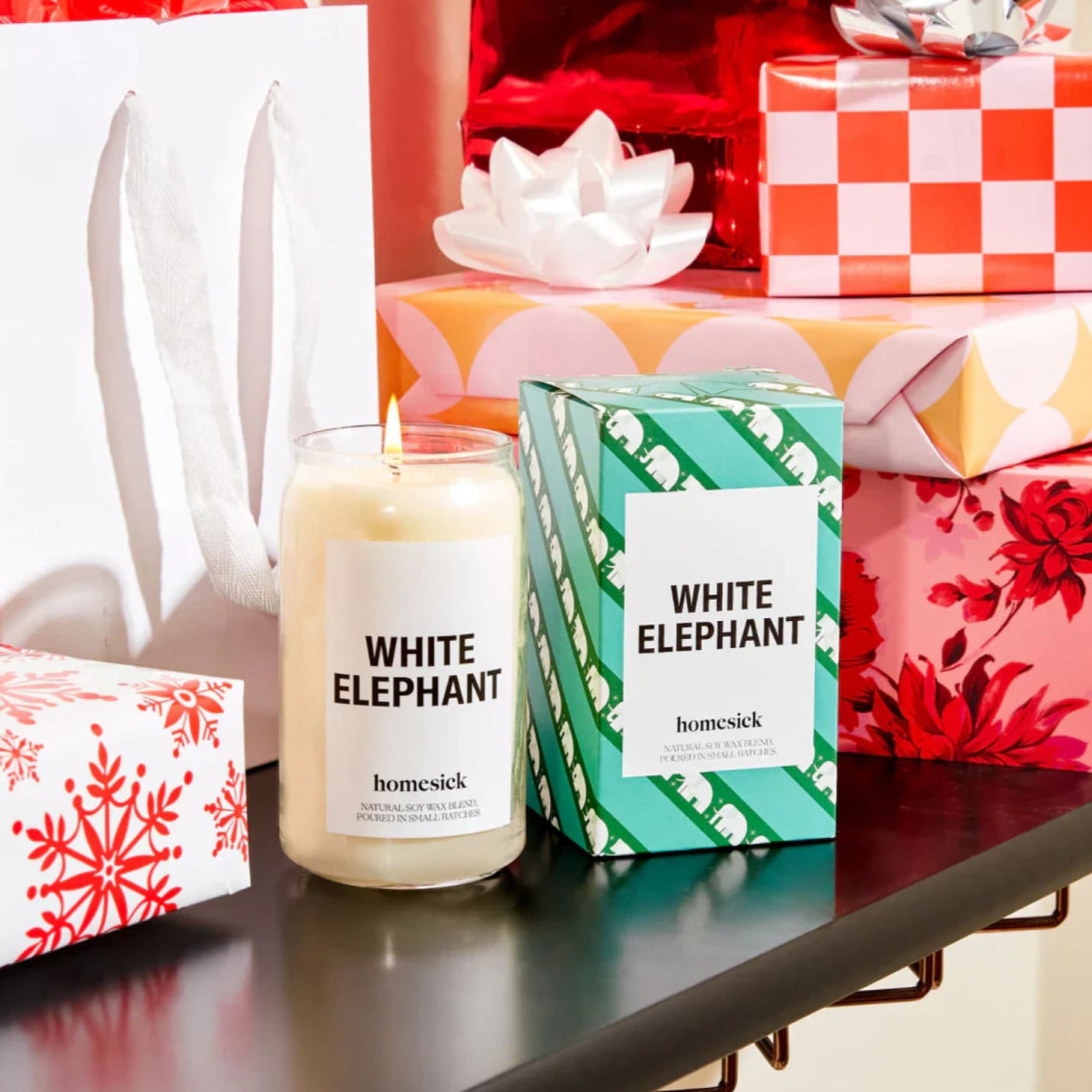 White Elephant Candle Candle - Made in the Usa - Scented