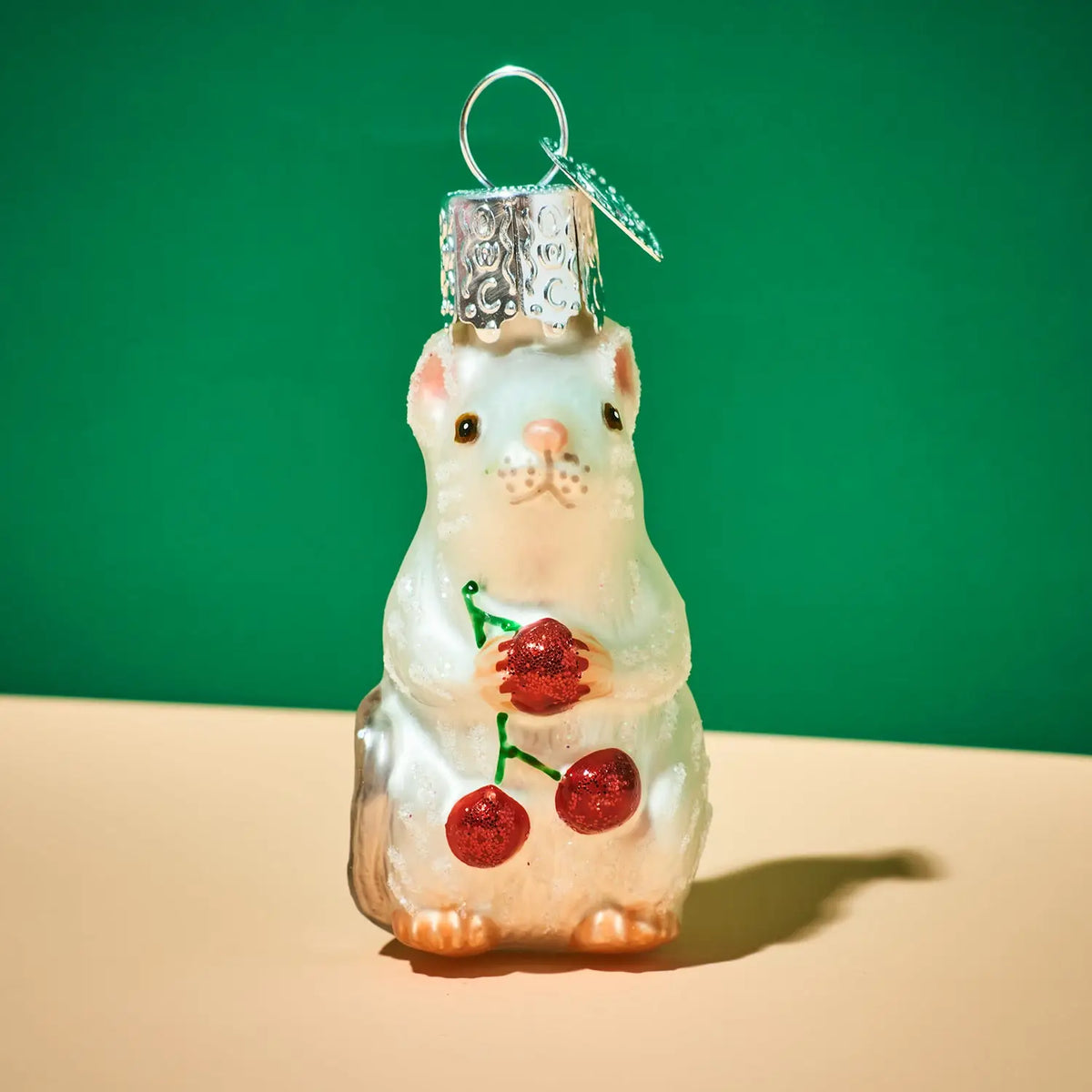 White Mouse Ornament | Christmas Ornaments at Friends Nyc