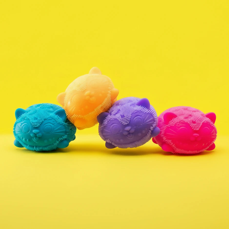 Wild Cats Fuzz Ball Needoh | Sensory Toys at Friends Nyc