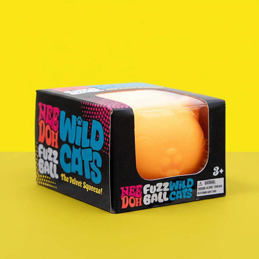 Wild Cats Fuzz Ball Needoh | Sensory Toys at Friends Nyc