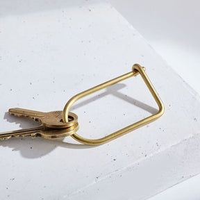 Wilson Keyring Black - Brass - Carbon - Gift - for him