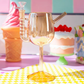 Wine Glass Bong Aesthetic Bong - Hybrid - Kitsch