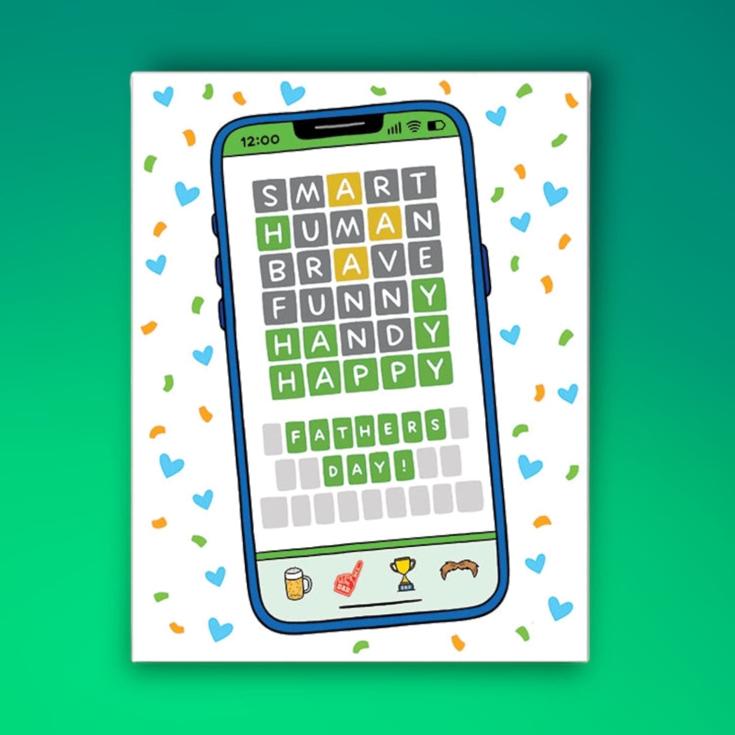 Wordle Father’s Day Greeting Card 0223 - Fathers Day - Card