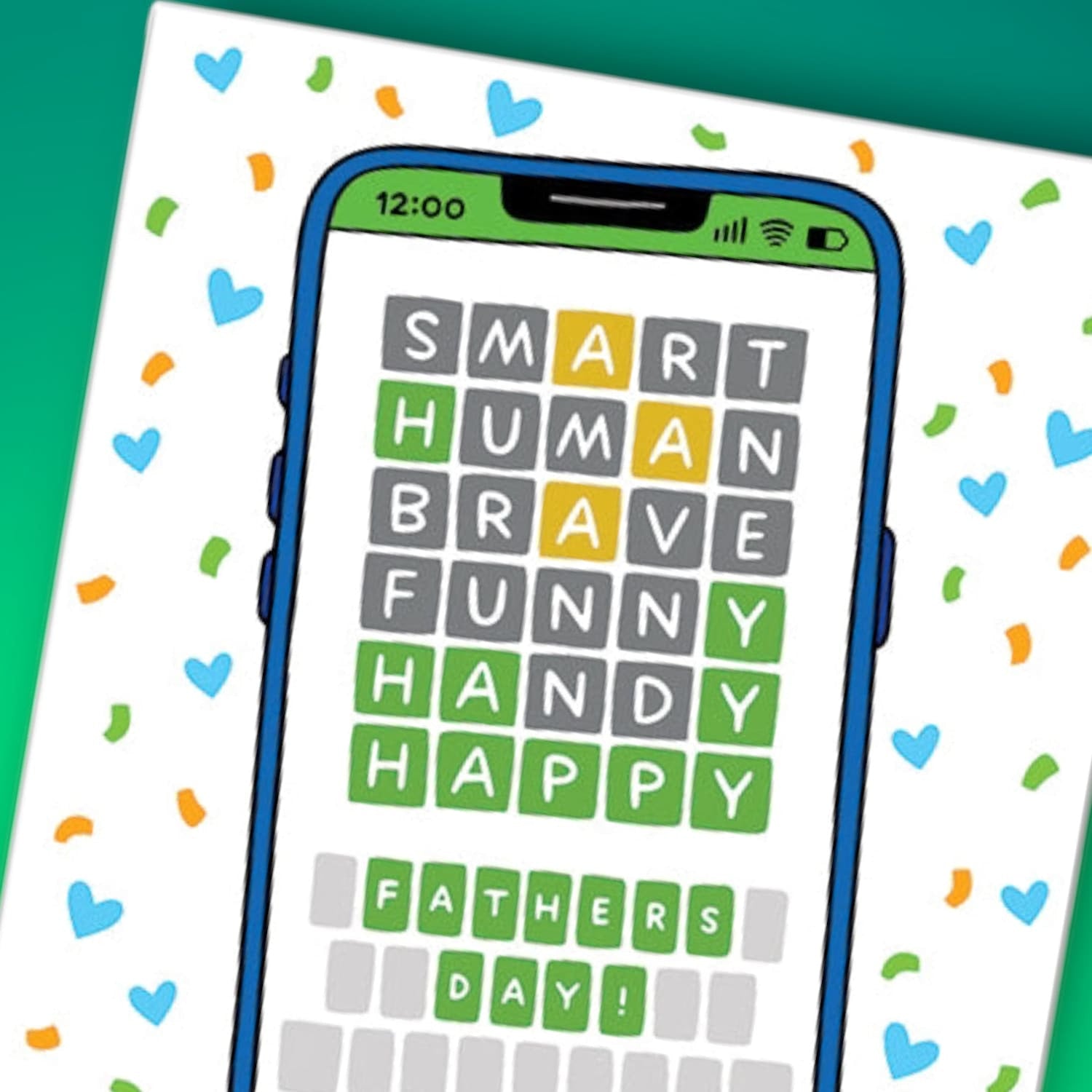 Wordle Father’s Day Greeting Card 0223 - Fathers Day - Card