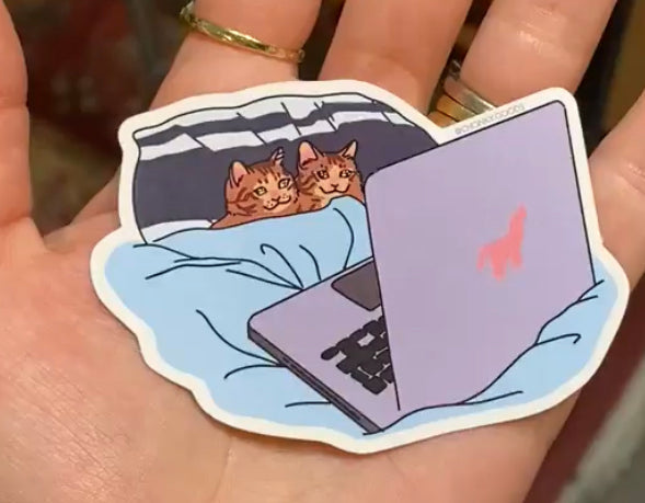 Ping Hatta Sticker - Netflix Cats