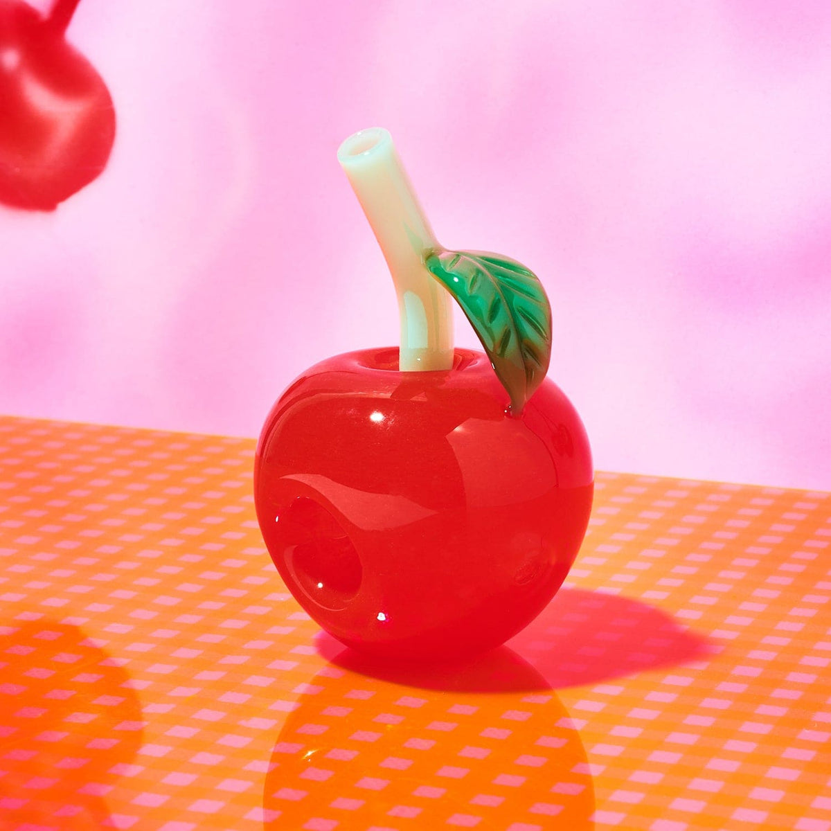 Xl Cherry Pipe Cherry - Fake Food - Fruit - Hand Pipe