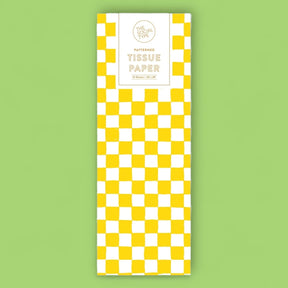 The Social Type Yellow Check Tissue Groupbycolor
