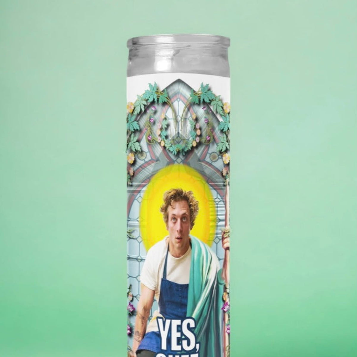 Yes Chef Jeremy Allen White Pillar Candle Groupbycolor