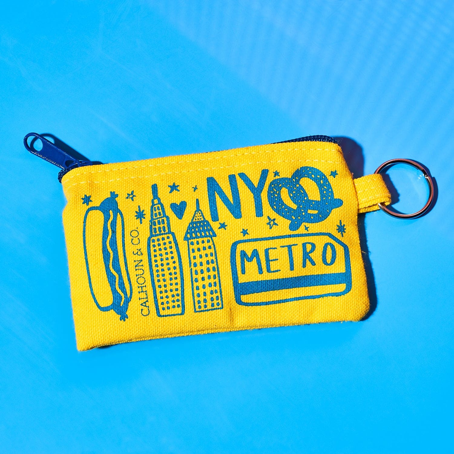 New York Zipper Card Pouch Keyring 0523 - Nycstories - Q223