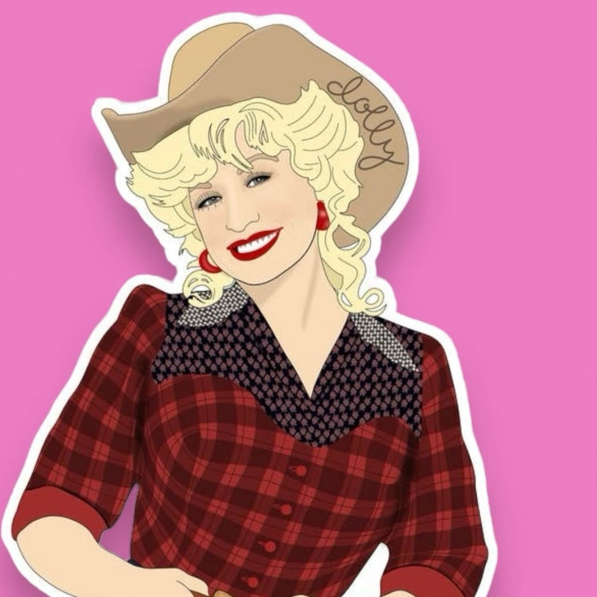 Young Dolly Sticker Celeb Obsessed - Decorative Sticker