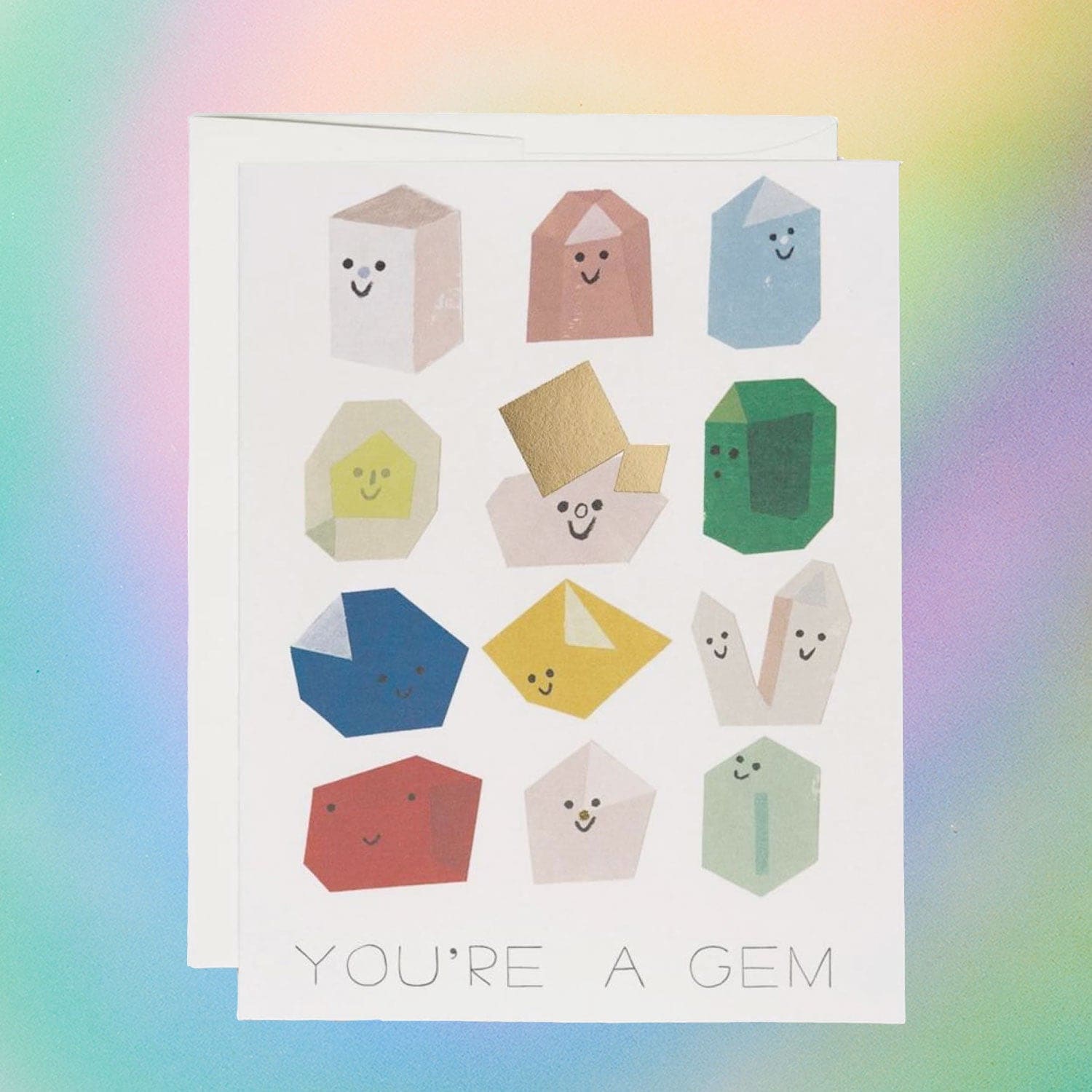 You’re a Gem Greeting Card Birthday Card - Gem - Gift -