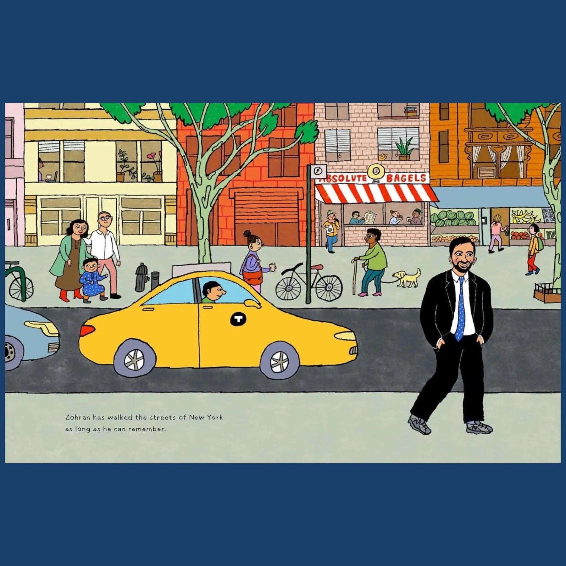 Zohran Walks New York Picture Book | Friends Nyc Brooklyn Ny