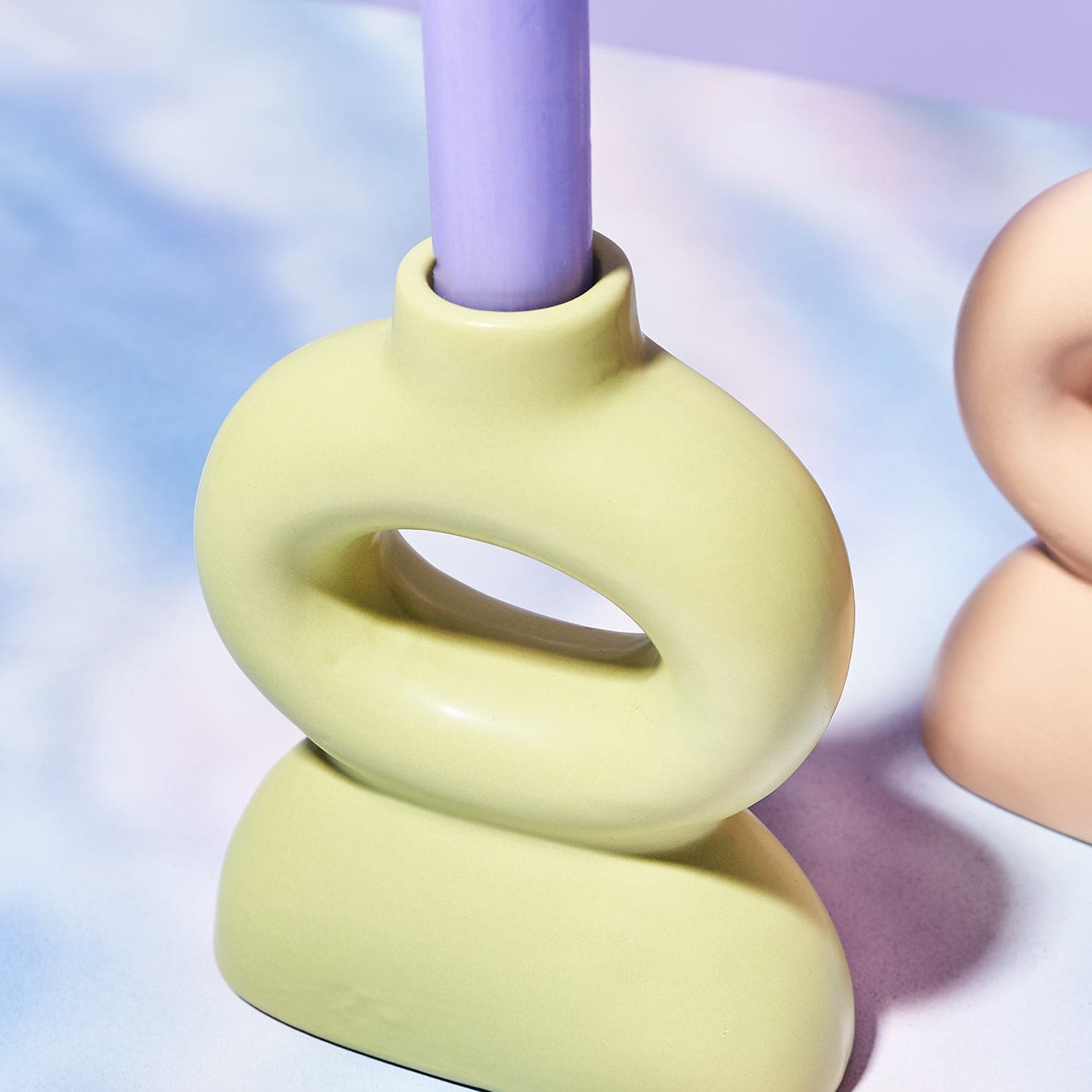 Stone Taper Candle Holder Ah2506a 0822 - Candle - Q322 - 