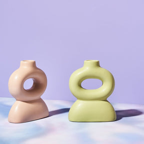 Stone Taper Candle Holder Ah2506a 0822 - Candle - Q322 - 