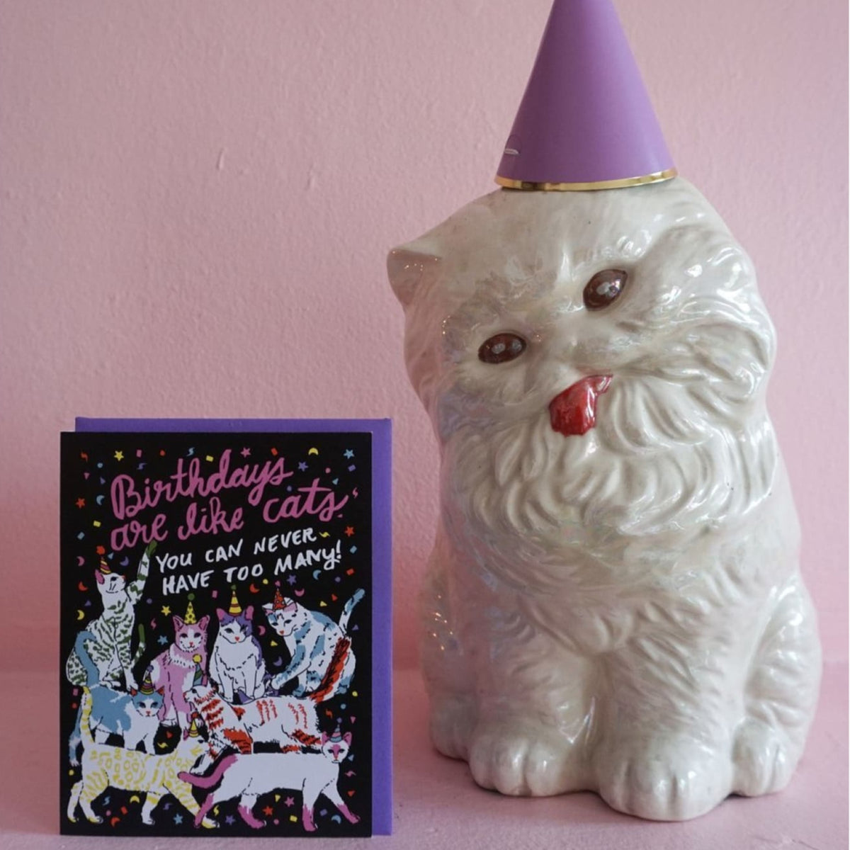 Birthday Cats Greeting Card Ashupload - Groupbycolor