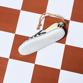Checkered Shoe Ornament Checkered - Fashion - Holiday - 2020