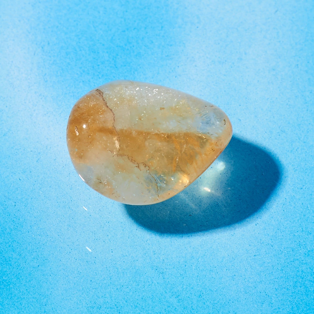 Web only Small Tumbled Crystal Citrine Crystal - 