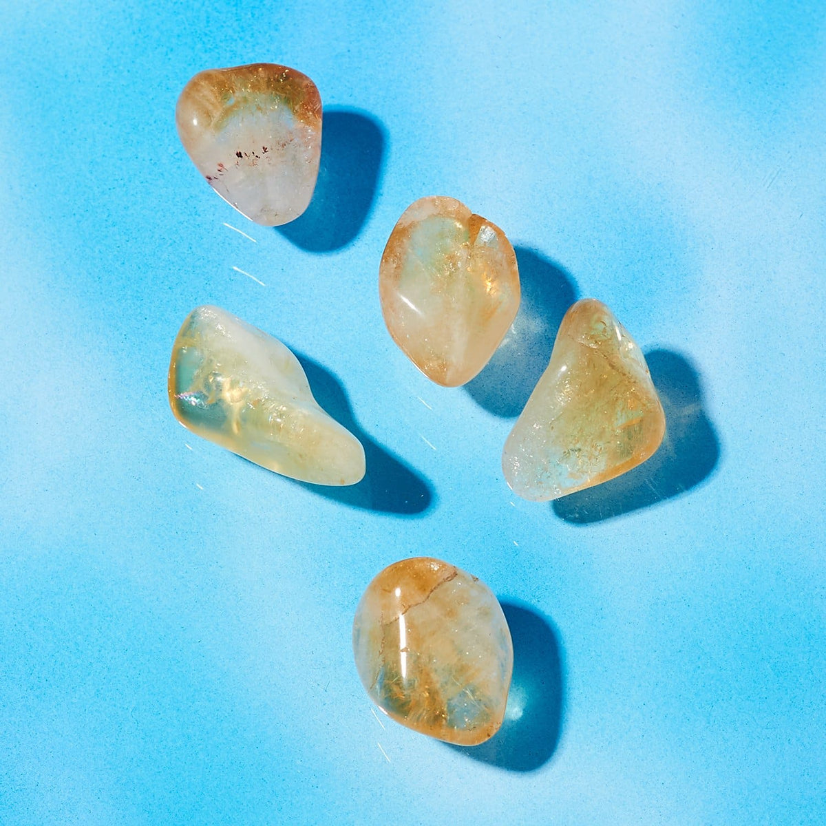 Web only Small Tumbled Crystal Citrine Crystal - 