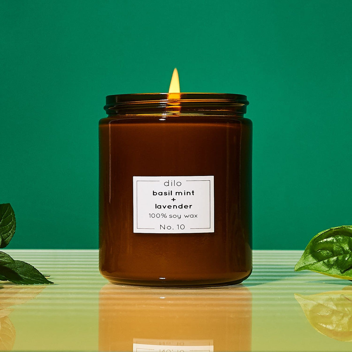 Dilo - Basil Mint and Lavender Candle Basil - best Seller - 