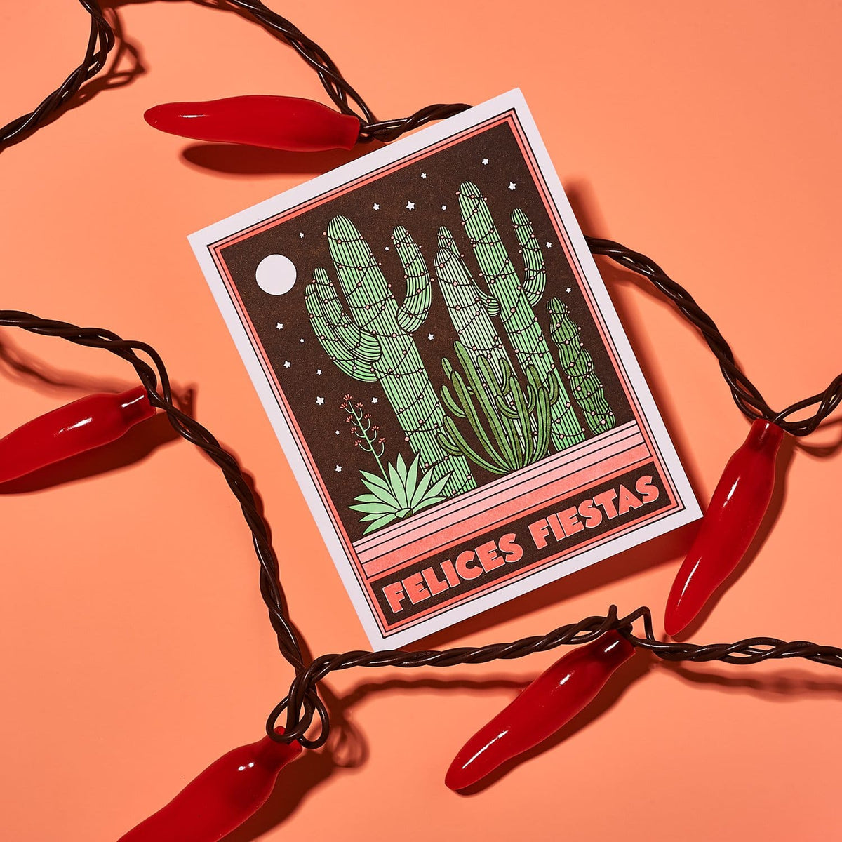 Felices Fiesta Holiday Card Cactus - Cardsholiday - 