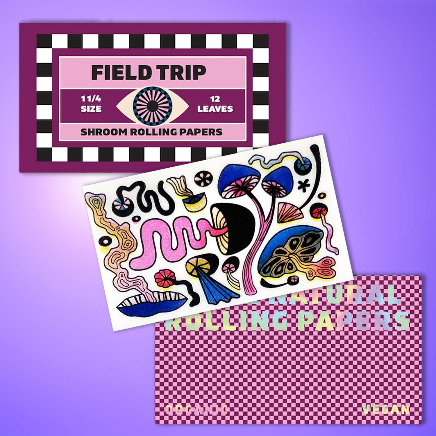 Field Trip Rolling Papers - Shrooms 0822 - Aesthetic Smoke -