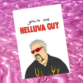 Guy Fieri Helluva Greeting Card Card - Cards - Dad - 