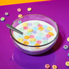 Fruit Loops Cereal Bowl Candle Breakfast - Breakfast of 