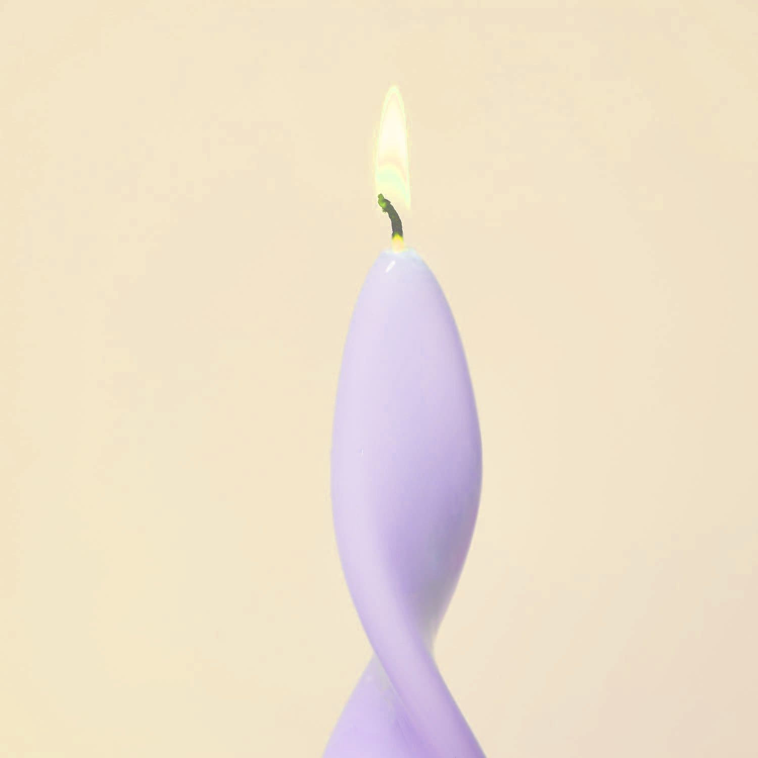 Glossy Double Helix Taper Candle Aesthetic - Bffpair - 