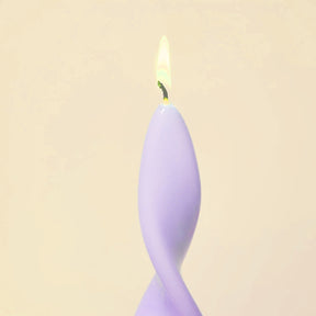 Glossy Double Helix Taper Candle Aesthetic - Bffpair - 