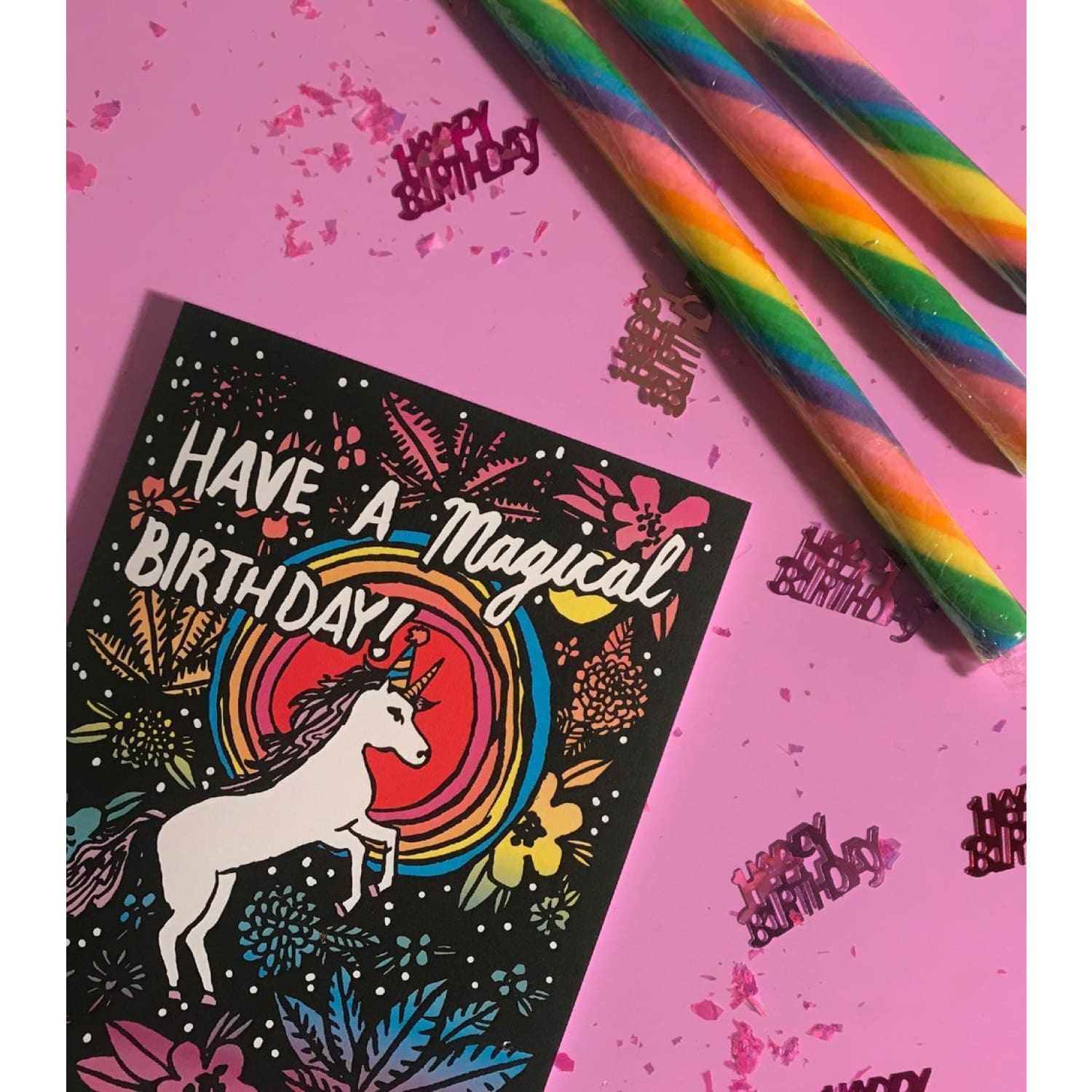 Magical Birthday Greeting Card Ashupload - Groupbycolor