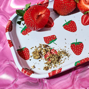 Mini Strawberry Rolling Tray 420smoke