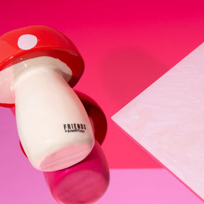 Mushroom Vase Friends X Rompotodo Red Groupbycolor - 
