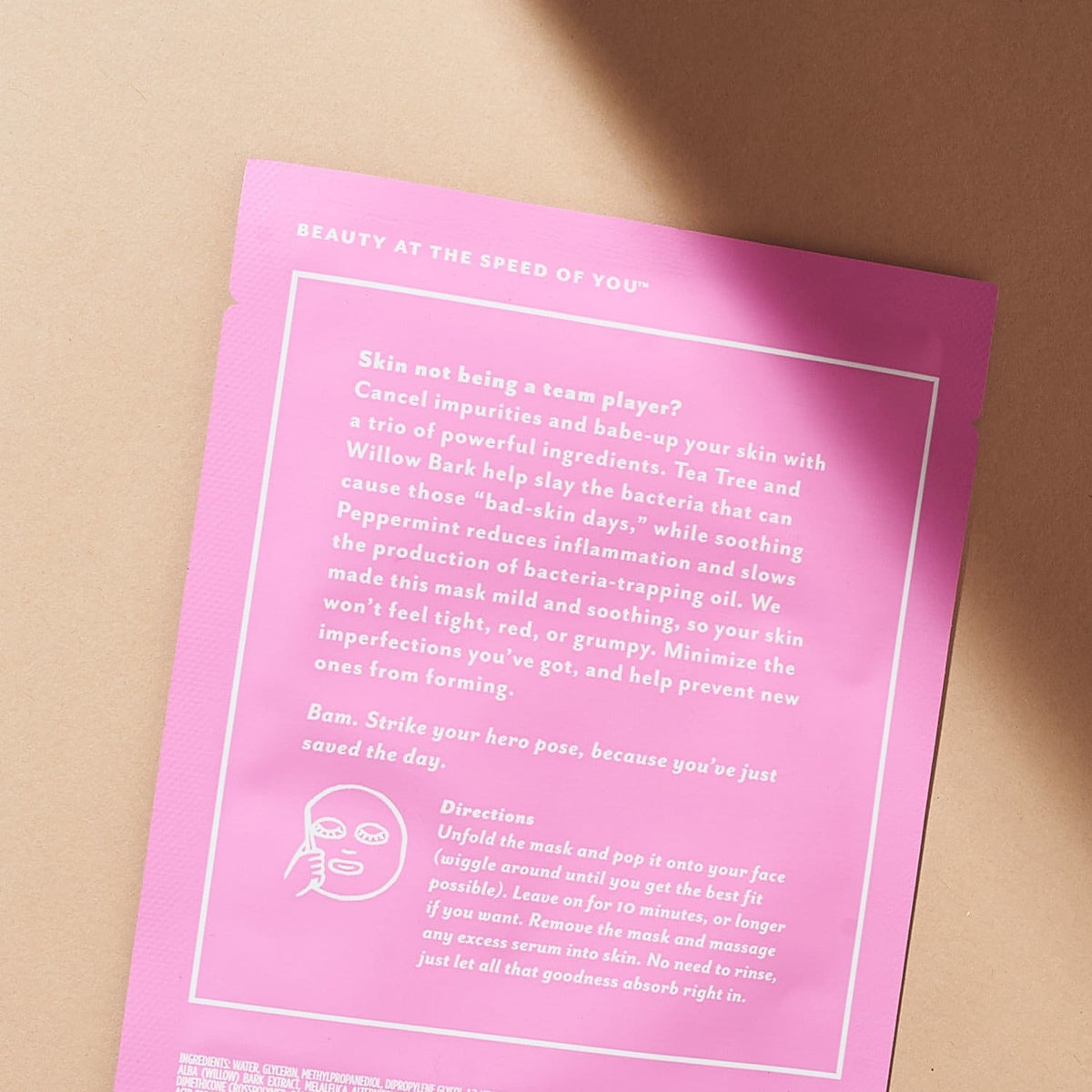 Patchology Mood Mask - the Good Fight Face Care - Friends 