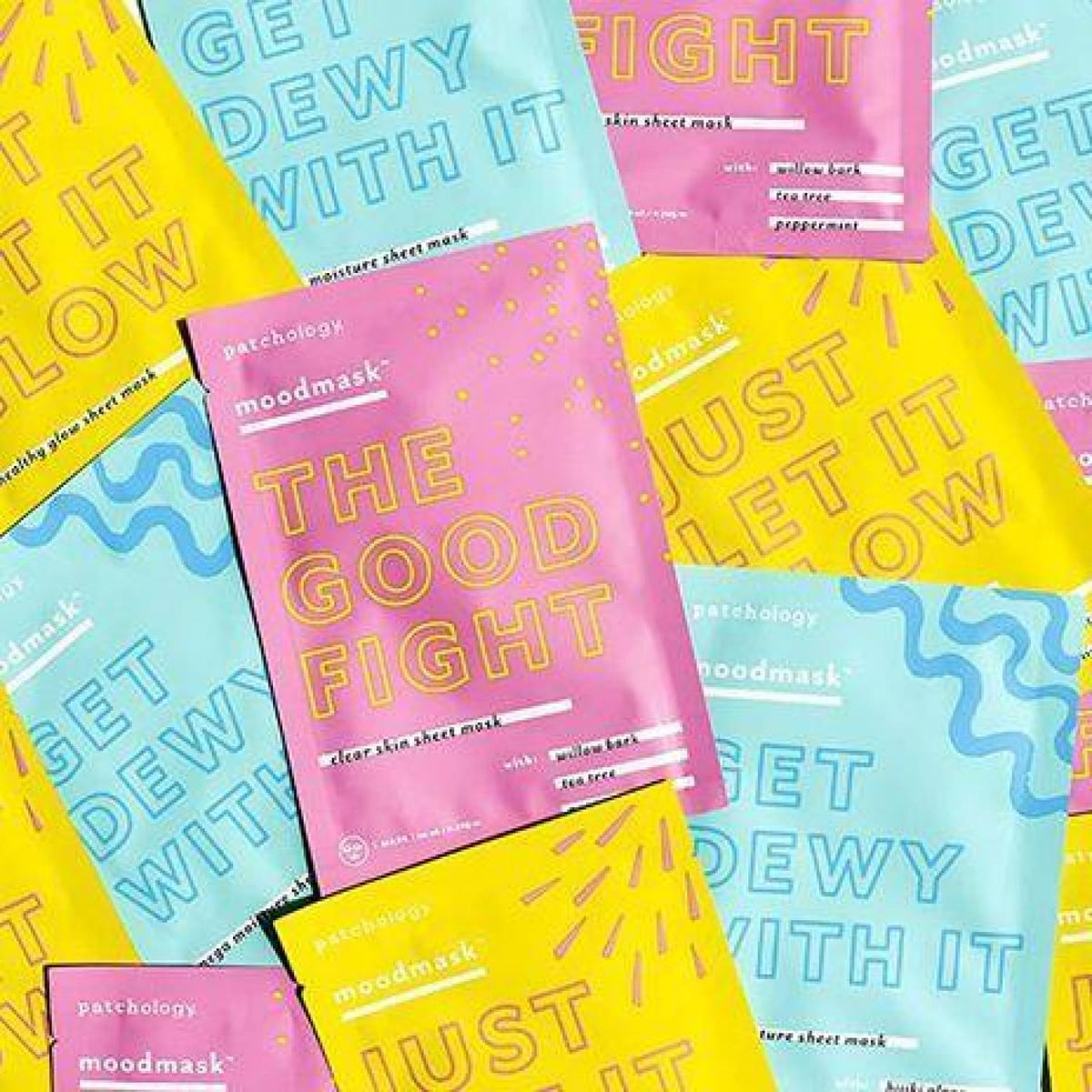 Patchology Mood Mask - just let it Glow Mood Face Mask, 