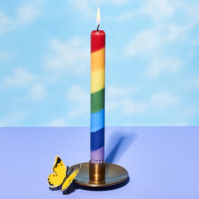 Rainbow Taper Candle Set Bff - Candle - Coconut Wax - 