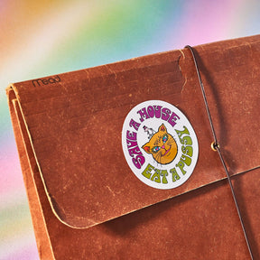 Save a Mouse Sticker 60s - Accessory - Cat - Illustration - 