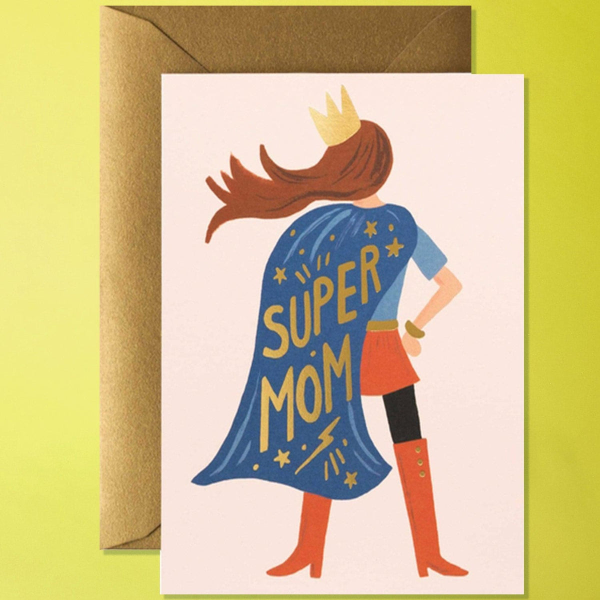 Super Mom Greeting Card Groupbycolor - Made in the Usa - Mom