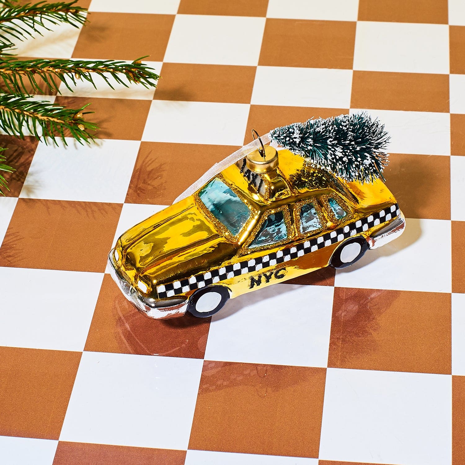 Nyc Taxi Cab Ornament 87948 0722 - Holiday22 - Iheartnyc - 